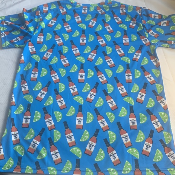 Canadian Club 1858 Whisky with Lime Medium T-Shirt Graphic Tee Golf - Picture 3 of 4